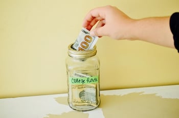 saving-for-college-money-in-jar